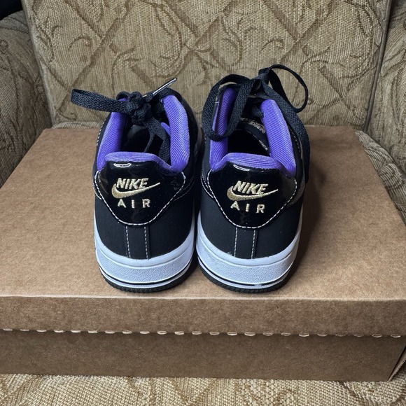 Nike Air Force 1 Low '07 LV8 GS 'World Champ' DQ0300-001 GS Size 3.5Y - Picture 7 of 10